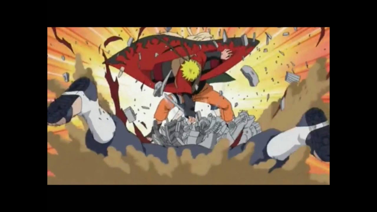 Naruto vs pain in english